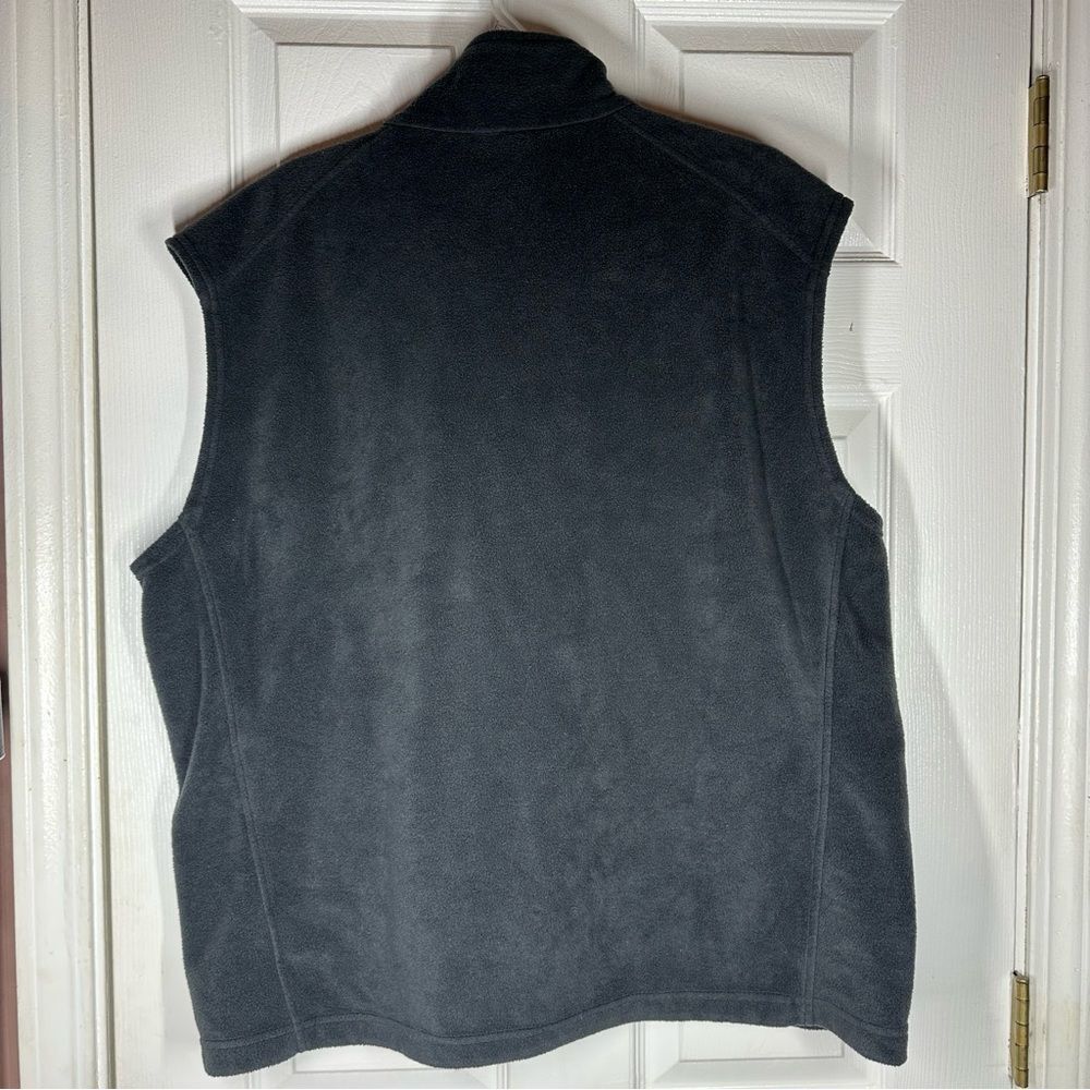 Columbia~Men's~Steens Mountain Dark‎ Gray Vest Warm Fleece~Size XL - Picture 2 of 7